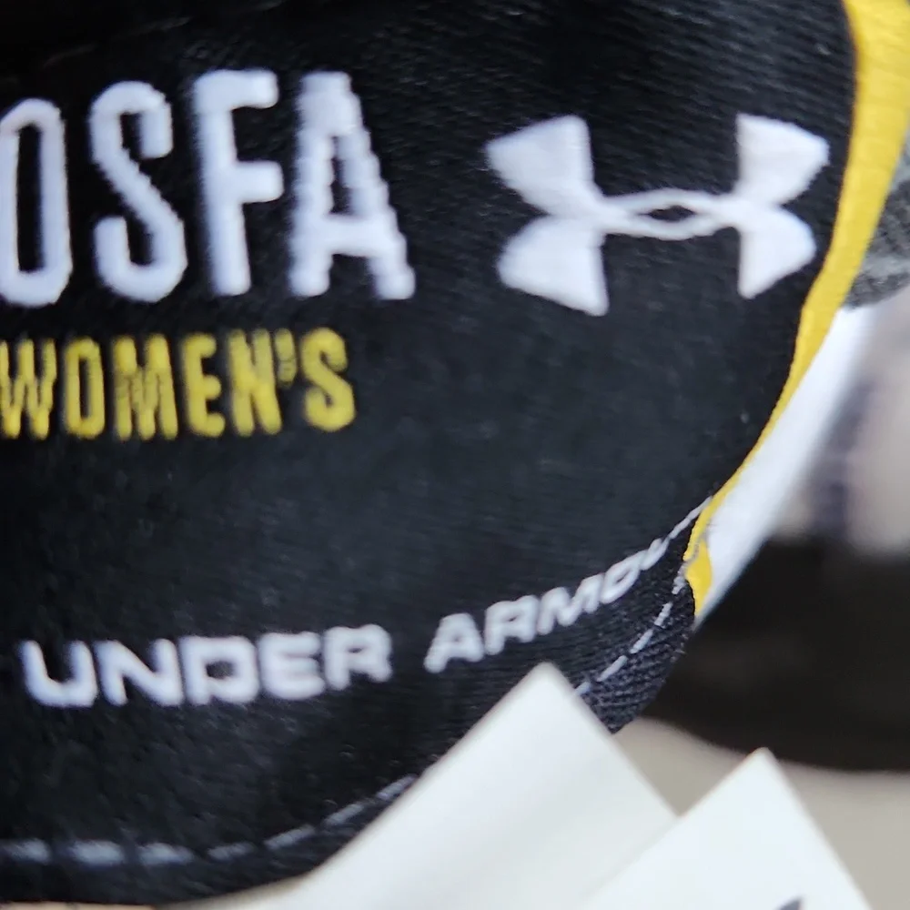 Women's Under Armour Heat Gear Ball Cap Hat White Blue - OS
